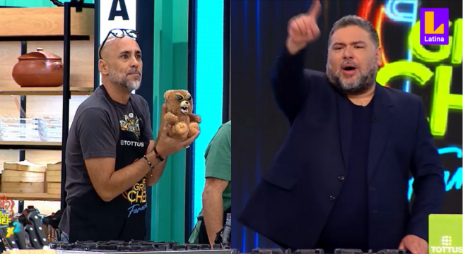 Damián trae oso de peluche con extraña habilidad y asegura que es idéntico a Javier Masías | El Gran Chef Famosos