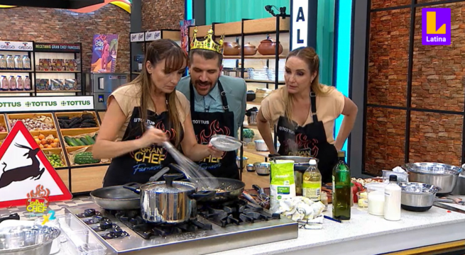 ¿Beneficio o maleficio?: Las hermanas Aguirre llaman a Peláez a su cocina, pero no sabe la preparación | El Gran Chef Famosos