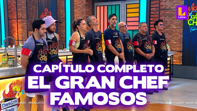 El Gran Chef Famosos – Lunes 12 de febrero – PROGRAMA COMPLETO