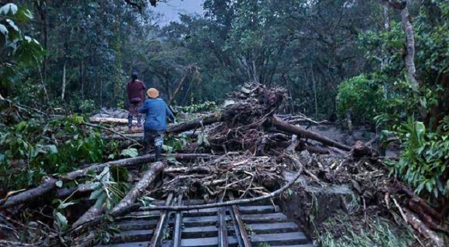 Machu Picchu: huaicos bloquean caminos turísticos hacia la ciudadela