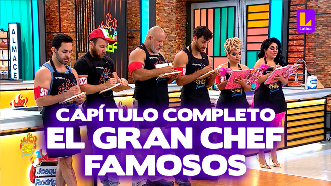 El Gran Chef Famosos – Jueves 08 de febrero – PROGRAMA COMPLETO
