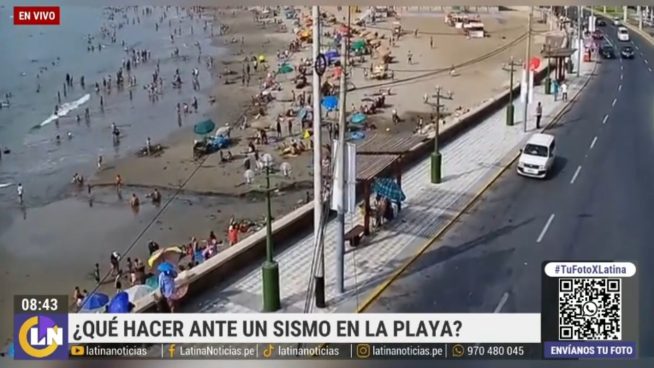 ¿Qué hacer si un sismo te sorprende en la playa?  