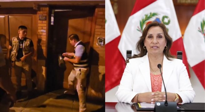 Así ingresaron los agentes de la Diviac a la casa de Dina Boluarte | VIDEO