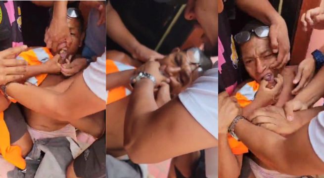 Sujeto intentó comerse los ketes de droga que vendía tras ser capturado por la policía