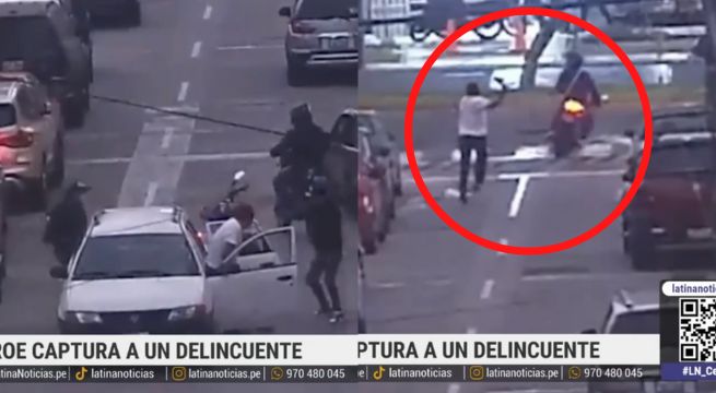 Taxista se convierte en héroe y atrapa a delincuente que le robó a su pasajera