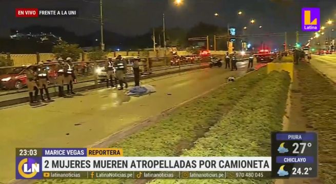 Dos mujeres mueren al ser atropelladas por camioneta que invadió carril del Metropolitano