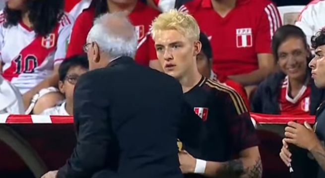 Oliver Sonne debutó con la selección peruana: así fue el ingreso del lateral