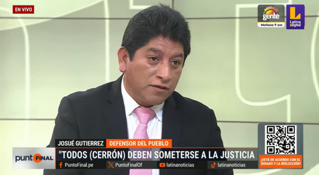 Qué dijo el defensor del Pueblo sobre el paradero de Vladimir Cerrón