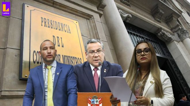 Renovación Popular y Fuerza Popular plantearían al premier Gustavo Adrianzén cambios en Interior, Mujer y Salud