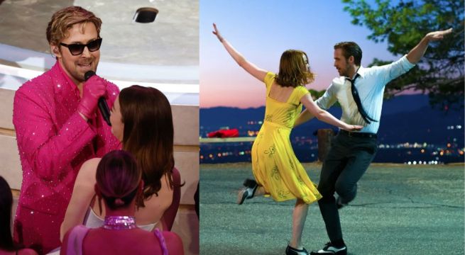 'La La Land' en la vida real: Emma Stone y Ryan Gosling juntos en los Oscar 2024