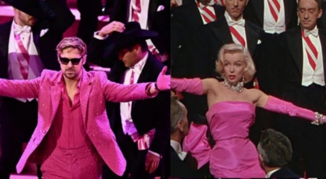 Ryan Gosling rinde homenaje a Marilyn Monroe en su actuación de 