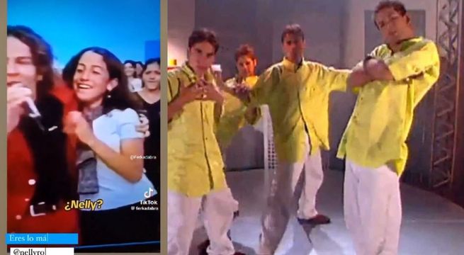 El video inédito de Nelly Rossinelli como fanática de Skándalo: Luigui Carbajal revivió el pasado