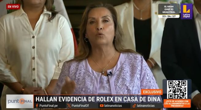 Exclusivo: Las evidencias halladas tras allanamiento de la casa de Dina Boluarte por caso Rolex