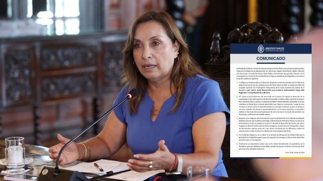 Fiscalía responde a Dina Boluarte por allanamientos y descarta que medida fue 