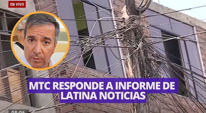 MTC sobre retiro de cables aéreos: 