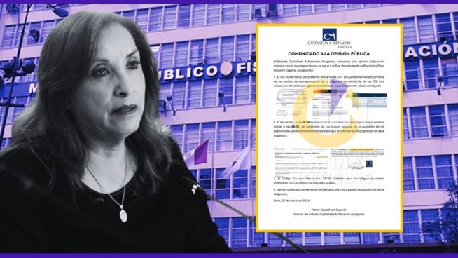 Abogado de Dina Boluarte responde a Fiscalía: 