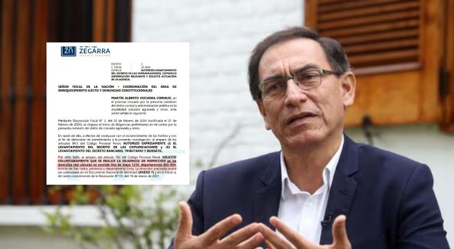 Martín Vizcarra se pronuncia tras allanamiento de sus viviendas por parte de la Fiscalía