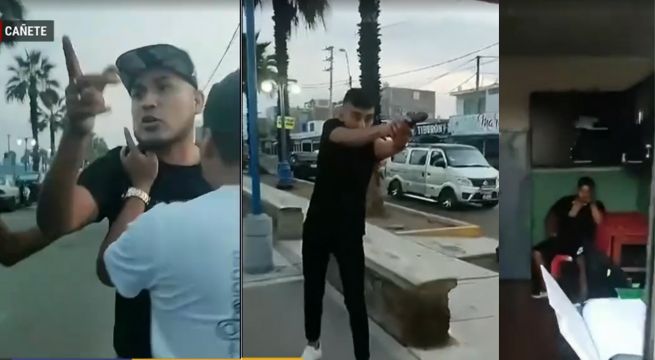 Policías hacen disparos al aire en Cerro Azul y ponen en riesgo a visitantes al balneario | VIDEO