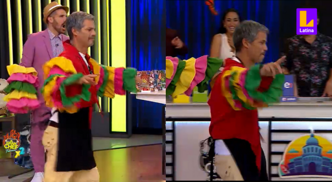 Peláez y Rodrigo se burlan de los pasos de baile de Pancho Cavero en El Gran Chef Famosos