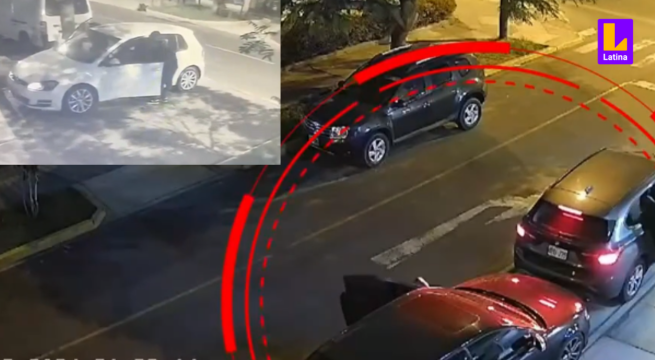 Inseguridad en Jesús María: estos ladrones se meten a los autos