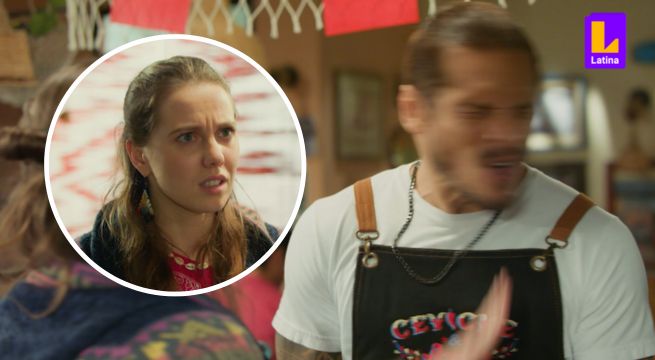 Como Génnesis: Angie Arizaga usa guantes para filetear pescado | El Gran Chef Famosos