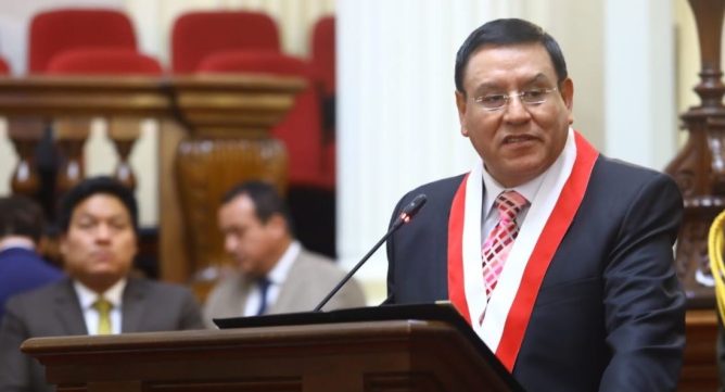 Presidente del Congreso firmó autógrafa de reforma que restablece la bicameralidad