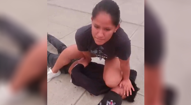 Instructora de artes marciales aplica llave y atrapa a robacelulares