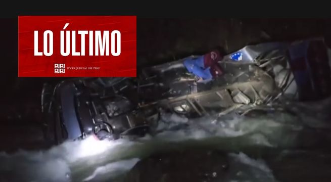 PJ dicta detención preliminar contra conductor de bus que tuvo accidente en Cajamarca