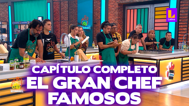 El Gran Chef Famosos – Lunes 08 de abril – PROGRAMA COMPLETO