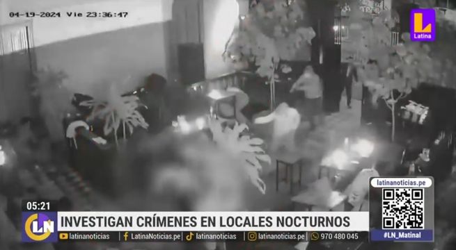 Cámara capta el preciso instante del asesinato de hombre en bar de Barranco | VIDEO