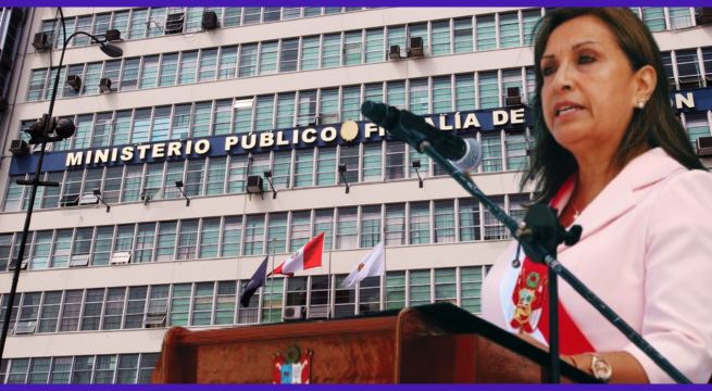 Presidenta Dina Boluarte asistió al Ministerio Público con gran despliegue de seguridad