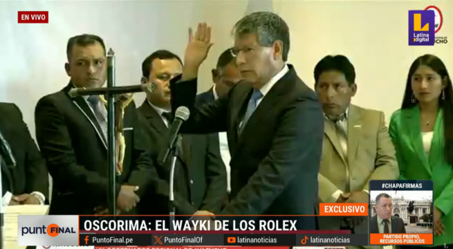 Los escándalos en la carrera política de Wilfredo Oscorima