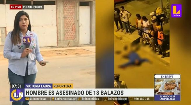 Hombre muere tras recibir más de 15 disparos en plena calle
