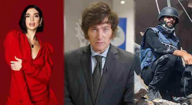Javier Milei y Dua Lipa entre las 100 personalidades más influyentes, según TIME