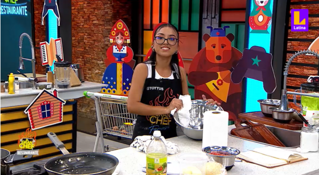 El Gran Chef Famosos: Lita Pezo intenta hablar como colombiana para tener el apoyo de los camarógrafos