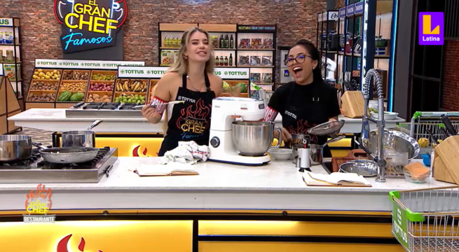 El Gran Chef Famosos: ¿Se aproxima una colaboración? Flavia Laos encantada con la compañía de Lita Pezo
