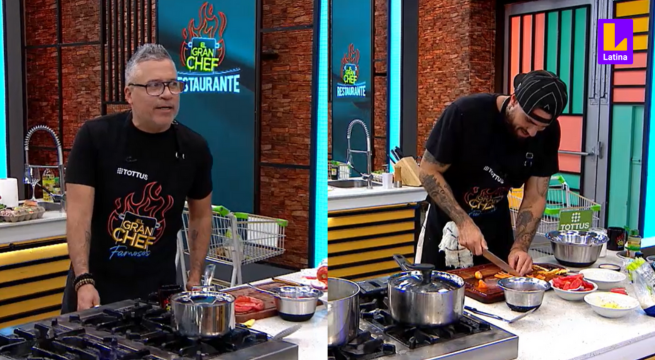 El Gran Chef Famosos: Mathías Brivio le reclama a Gino Assereto por darle carne difícil de trabajar