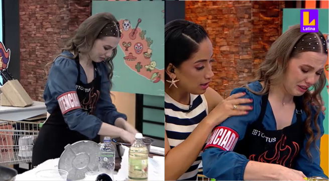 El Gran Chef Famosos: Ekaterina Konysheva LLORA de FRUSTACIÓN ante el reto mexicano