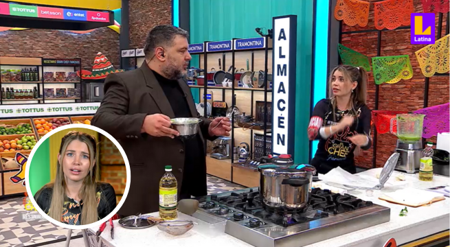 El Gran Chef Famosos: Flavia Laos no aguanta las recomendaciones de Javier Masías y lo llama 