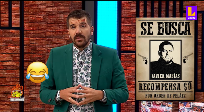 El Gran Chef Famosos: Javier Masías desaparece y José Peláez ofrece recompensa para encontrarlo