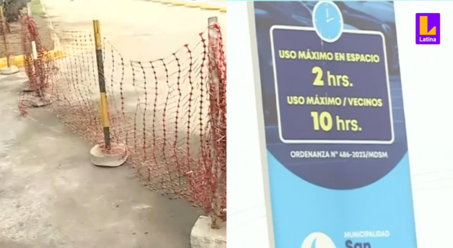 San Miguel: vecinos denuncian restricción de estacionamiento sin justificación por parte de las autoridades
