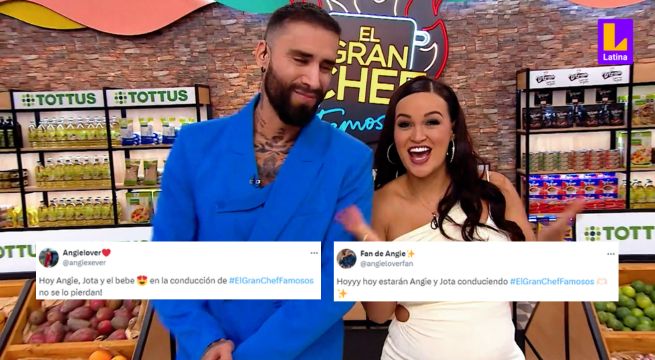 El Gran Chef Famosos: Angie Arizaga y Jota Benz llegan al Restaurante como conductores y los ‘chefcitos’ lo celebran