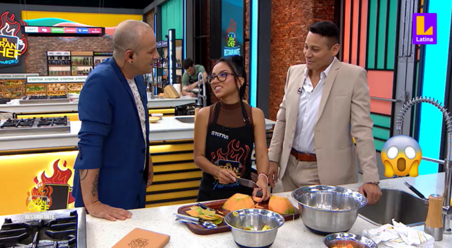El Gran Chef Famosos: Luigui Carbajal y Ricky Trevitazo le proponen un feat a Lita Pezo, ¿aceptará?