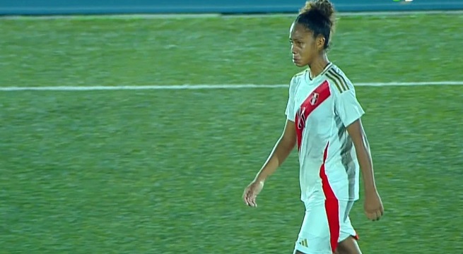 El llanto de Sashenka Porras tras error que costó la derrota a Perú vs. Colombia Sub 20