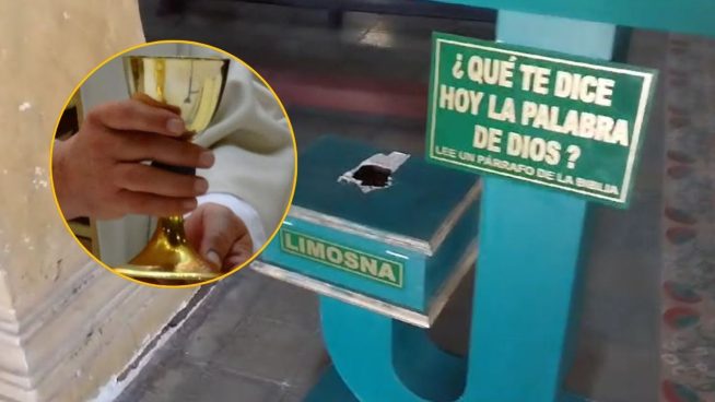 Delincuentes roban en iglesia y se llevan hasta cáliz