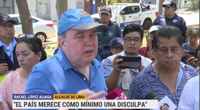 López Aliaga le exige disculpa pública a Dina Boluarte por implicaciones en el 'Caso Rolex'