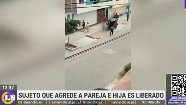 Hombre agrede a su pareja e hija menor de edad: horas después fue liberado