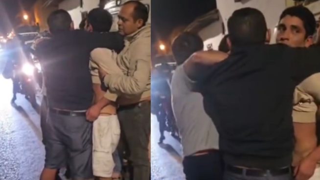 Cámaras captan el momento en el sujeto escapa de carceleta del Poder Judicial