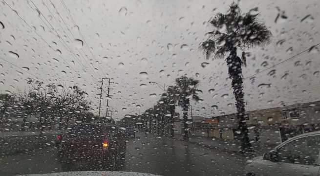 Lluvia sorprende a distritos de Lima y se podría intensificar, según Senamhi