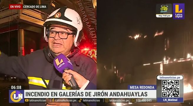 Cercado de Lima: reportan incendio de gran magnitud en Mesa Redonda